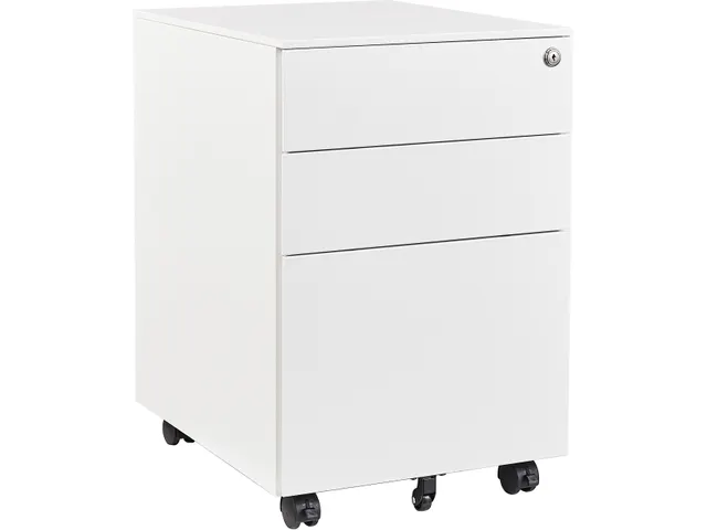 Ladeblok Verrijdbaar Wit