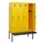 locker met bank,HxBxD 1950x1200x815mm,4vak,vak B 300mm,draaigrendel