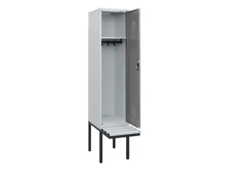 locker met bank,HxBxD 1950x400x815mm,1vak,vak B 400mm,cilinderslot - 1