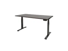 Dextro Plus Zit-sta Bureau Elektrisch 120x80 Logan Eiken 25mm Zwart