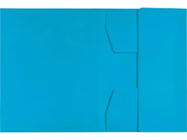 Recycle klepmap uit karton A4 blauw