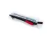 Trousse Foldersys 170x40mm PVC transparent avec fermeture éclair noir