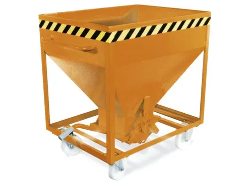 Stortgoedbak Hxlxb 780X1220Mmx1115Mm 375L Wielen Ral2000