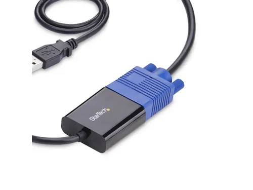 Draagbare Laptop Crash Cart Adapter, USB/VGA/Mini DisplayPort KVM Cons