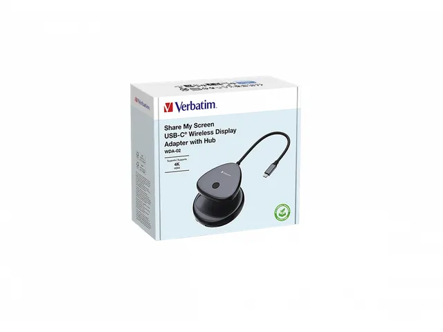 Share My Screen 4K USB-C Wireless Display Adapter with Hub WDA-02