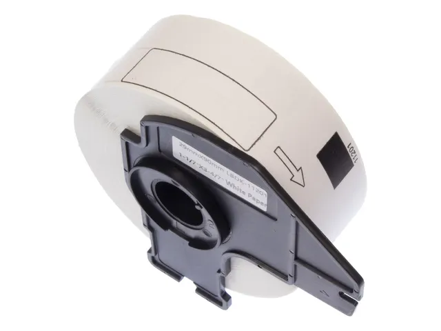 Etiket Kangaro compatible Brother DK-11201 zwart/wit 29x90mm 1 rol a 4