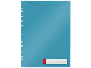 Insteekmap U-model Leitz Cosy harmonica A4 met perforatiestrip PP blau - 1