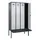 locker met bank,HxBxD 2120x1200x815mm,4vak,vak B 300mm,cilinderslot