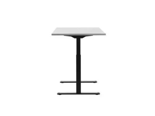 Elektrisch ihv bureau,HxBxD 700-1200x1200x800mm,blad grijs