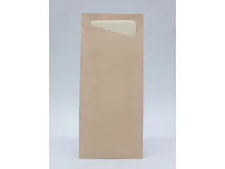 Bestekzakjes 8,5x19cm Sachetto Nature 500 stuks - 1
