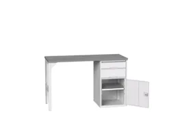 werkbank,HxBxD 930x1500x600mm,linoleumblad,2voeten/1container