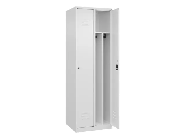 locker voor scheiding van kleding,HxBxD 1850x600x500mm,2vak