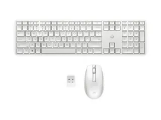 HP 655 Combo Draadloos Toetsenbord met muis AZERTY BE Wit - 2