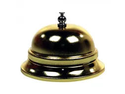 Receptiebel messing