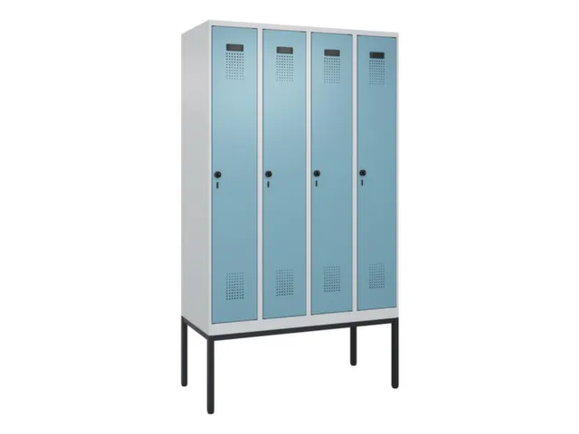 locker voor scheiding van kleding,HxBxD 2120x1200x500mm,4vak