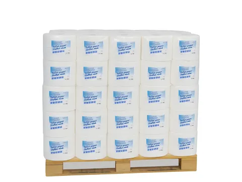 Toiletpapier maxi jumbo 2 laags 350m Wit 6 rollen Pallet