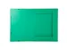 Elastomap met 3 kleppen glanskarton 600gm² - A3-Groen