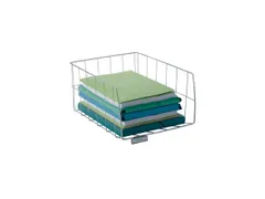 Brievenbak Alba CORGM verchroomde metalen bureau-organizer met een ext