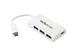 4 Port USB C Hub - 1x USB C & 3x USB A