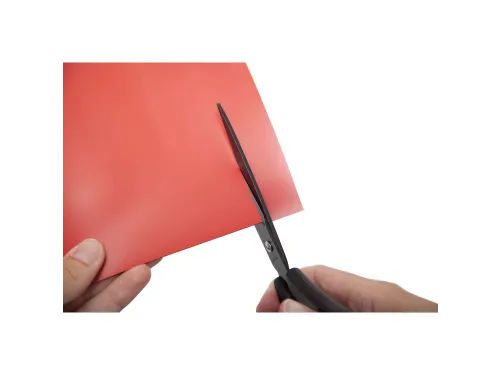 Magneetvel MAUL 200x300mm rood beschrijf- wisbaar en te knippen