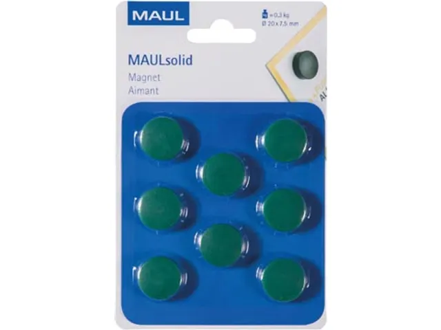 magneet Solid 20 mm trekkracht 300 gr 8 stuks