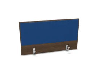 opzetpaneel bureau aanbouw achter NV bruin hickory blauw 1000mm - 1