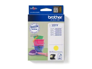 Inktcartridge Brother LC-221 geel - 2