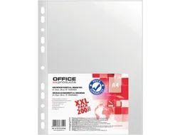 Geperforeerde showtas A4 40 micron 11-gaats gekorreld 200 stuks