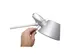 Bureaulamp MAUL Rock LED voet zilvergrijs