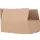 Verzenddoos enkele golf 3 mm bruin 305 x 220 x 100 mm