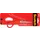 Schaar Scotch 18cm universeel rood blister