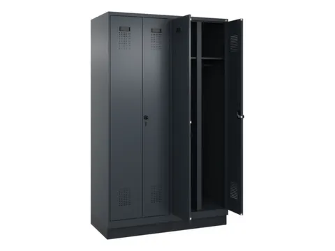 locker voor scheiding van kleding,HxBxD 1950x1200x500mm,4vak