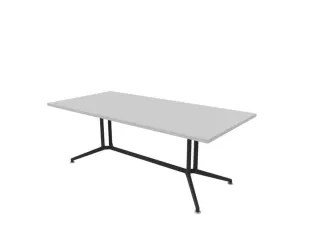 vergadertafel,HxBxD 740x2100x1000mm,rechthoekig - 1