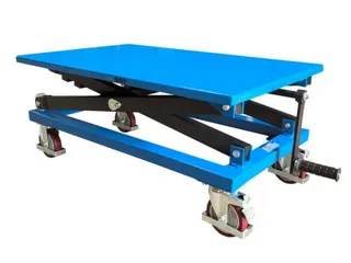 Mobiele heftafel met spindel,draagverm. 350kg,platform LxB 950x600mm - 7