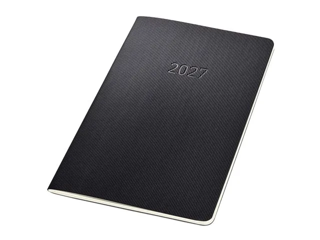 Maandagenda Conceptum A5 2027 (NL/FR/EN/DU) zwart Softcover