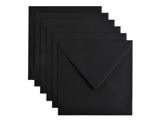 Envelop Papicolor 140x140mm Ravenzwart Gegomd - 1