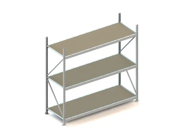 Breedvakstelling Basisveld 2200x2200x800mm 3 Houten Legborden 600kg