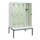 locker met bank,HxBxD 1950x1200x815mm,4vak,vak B 300mm,draaigrendel
