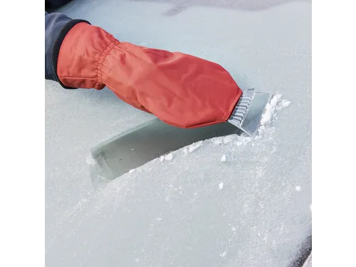 IJskrabber ProPlus met fleece handschoen assorti