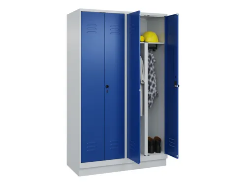 PBM-locker,HxBxD 1950x1200x500mm,4vak,vak B 300mm,draaigrendel
