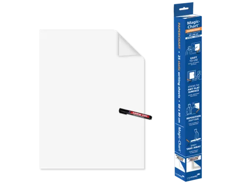 Legamaster Magic-Chart Paperchart folie 60x80cm Wit 25 vel
