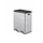 Afvalbak EKO Essential Recycler pedaalemmer 2x30liter RVS