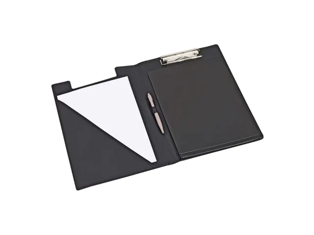 Klembordmap Rillstab RI98850 luxe kunstleder zwart A4