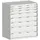 ladekast,HxBxD 1200x1050x750mm,8lade(n),lade voor zware lasten