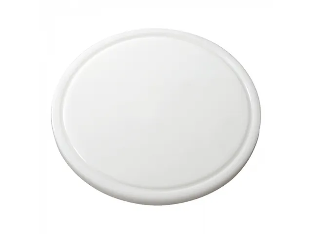 Caterchef rond snijblad met geul Wit Ø30cm