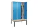 locker voor scheiding van kleding,HxBxD 2120x1200x815mm,3vak