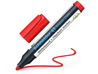 Boardmarker Schneider Maxx 290 ronde punt etui à 4 stuks - 4