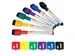 Mini marqueur Nobo effaçable à sec assorti