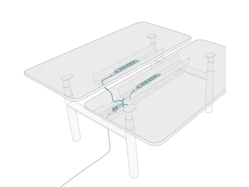 Dubbele Stekkerdoos Set – 2x 5 FR/BE 933 GST18i3 Zwart