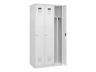 locker voor scheiding van kleding,HxBxD 1850x900x500mm,3vak - 1